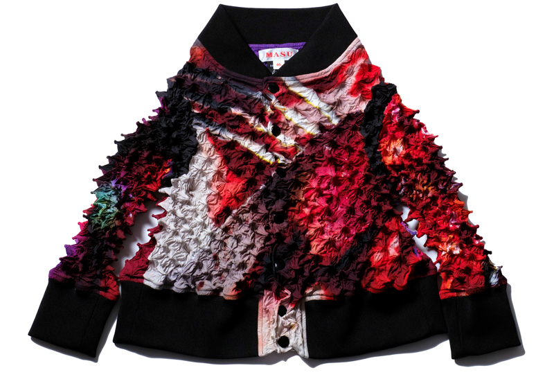 M A S U × MIKA NINAGAWA SPIKY JACKET for MIKA NINAGAWA DARK RED