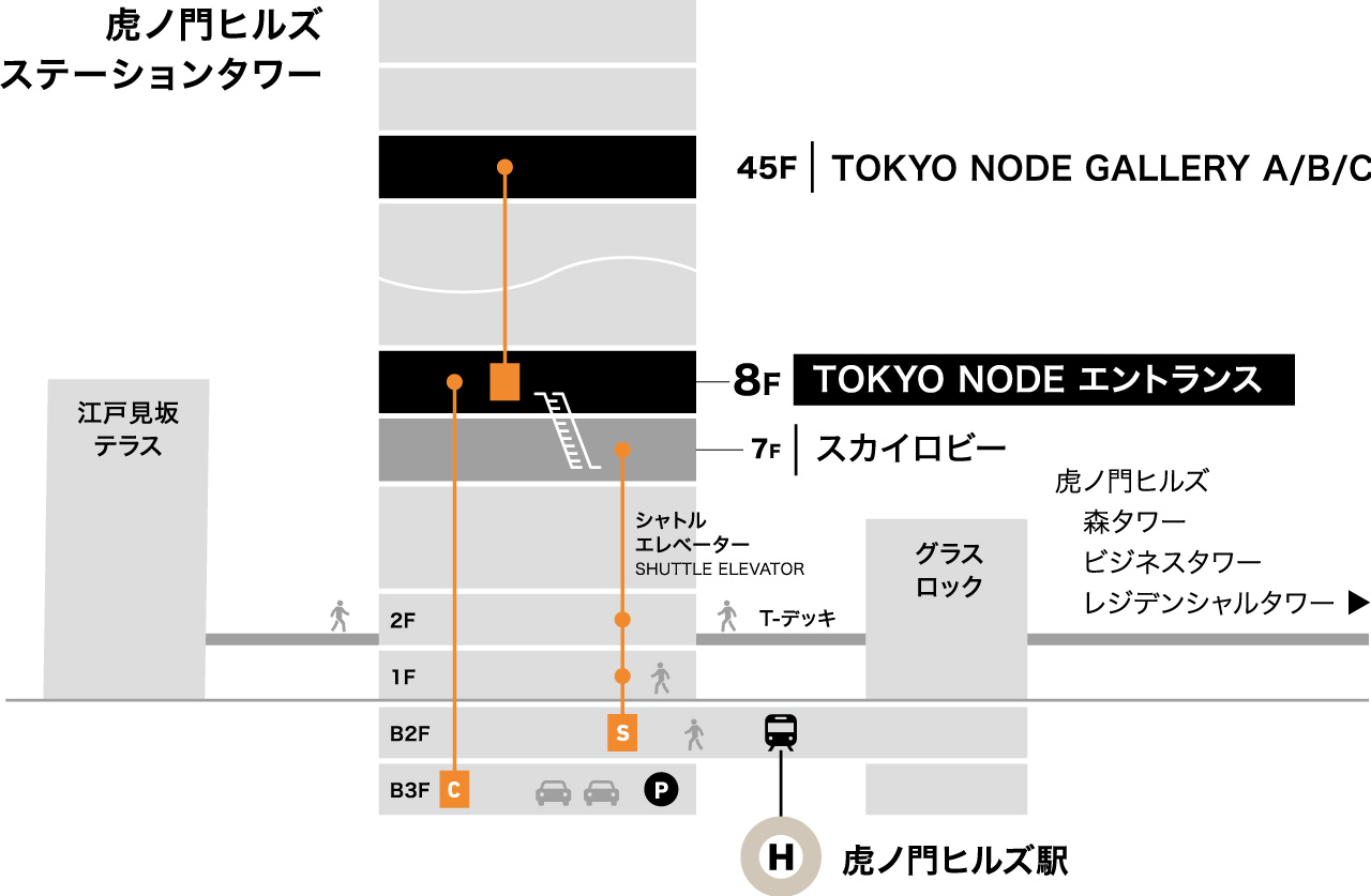 TOKYONODEフロアマップ